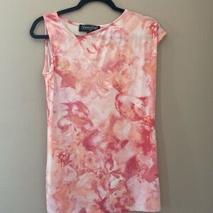 Brittany Humble PInk Floral Shirt - Size medium
